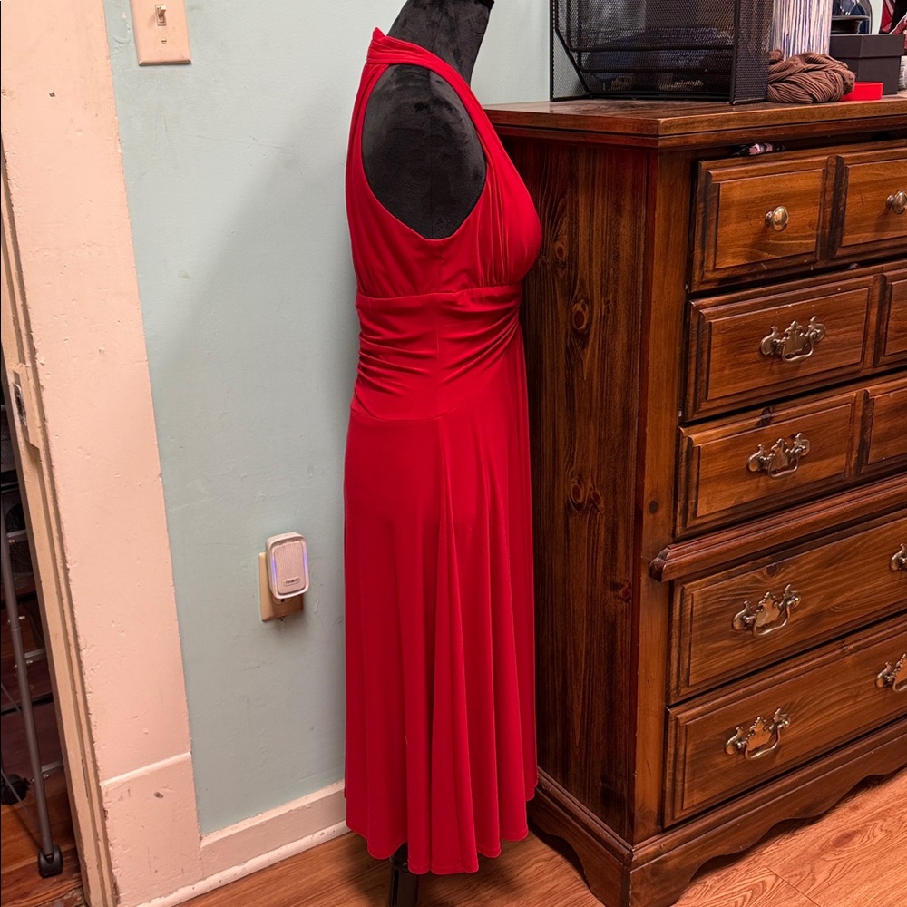 Coldwater Creek Vibrant Red Midi Dress - Picture 4 of 5